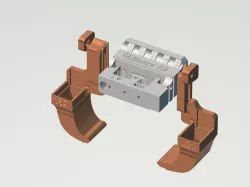 Chimera & Cyclope E3D Heavy Duty Mount - Ender CR10 A10 and simliar