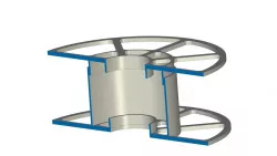 Coil for plastic coils