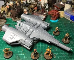 Destiny Arcadia Class Jumpship cut for FDM