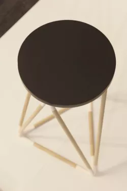 Diamond Circle Side Table