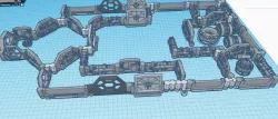 Dungeon Stick Starship interior walls and parts edited updated! 