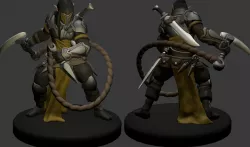 Elf Ninja Miniature