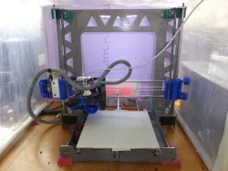 Enclosure out of pipe and 3D printed connectors