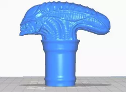 Free Alien Xenomorph Topper ($7 Cane/Walking Hiking Sticks)