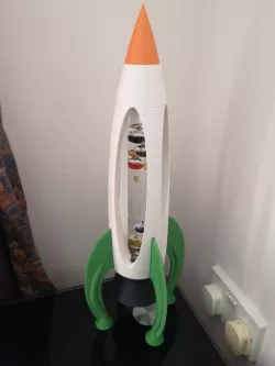 Galilao thermometor rocket light (Desk top lamp)