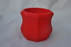 hexagon 10 sided pot