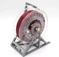 Integrated Auto-Rewind Spool Holder