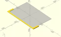 LIEBHERR Premium fridge shelf front frame