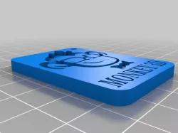 llavero monkey 3D