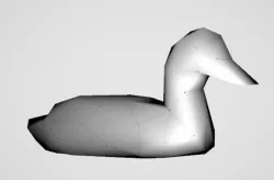 Low poly duck