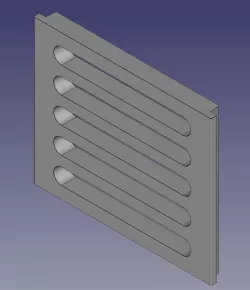 Lundia 30cm deep shelf ladder filler