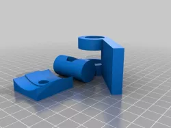 M8 thread+nut Quick release, parametric