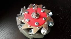 Mecanum Wheel Conversion Plate (REV 5mm Hex Bore)