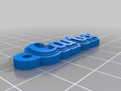 My Customized Multiline Tag or Keychain
