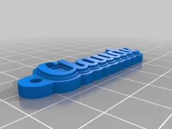 My Customized Multiline Tag or Keychain
