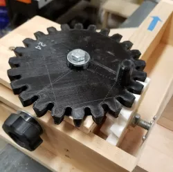 New gears for box joint jig