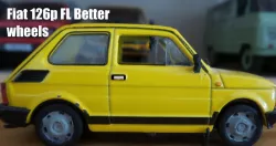 Polski Fiat 126p FL Better wheels (1:43) KAP