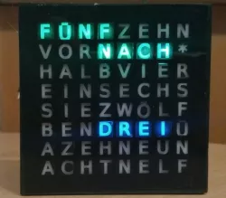 Rainbowduino Word Clock (german)