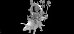 Saurian Stegy-Howdah - Old Model