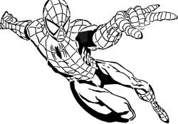 Spiderman stencil 4