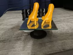 Stand for a fidget spinner