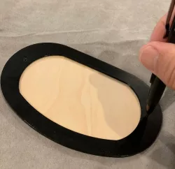 STEM Guitar Bean Plate Hole Template