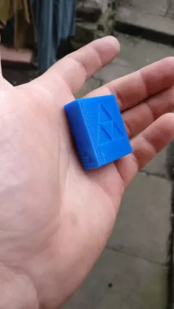 Tiny secret book for Switch cartridges - Smash bros and Tri-force logos
