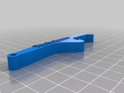 turbo Bottle opener (with text + hole)