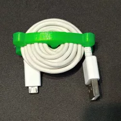 USB wire cable holder coiler