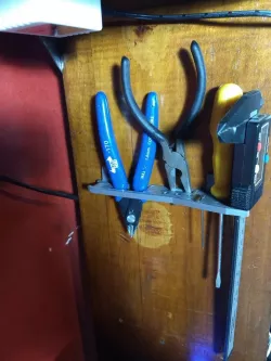 Wall holder for printer tools