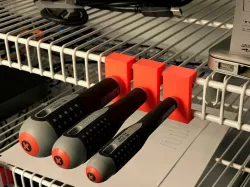 Wire Shelf Clips for tools, pens, etc