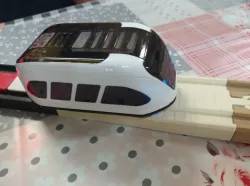 Wooden train track reduction