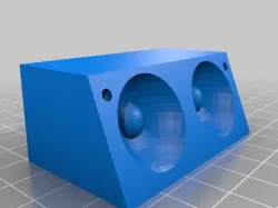 1/10 scale woofer in box