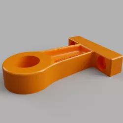 15mm (1/2 inch) pipe support bracket - 50mm offset