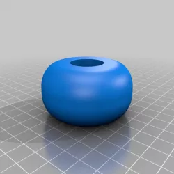 60mm 3D Printed Wheel for Lowrider2 CNC by V1engineering