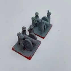 ACW 6mm scale confederate artillery models