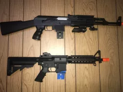 Airsoft gun wall mounts