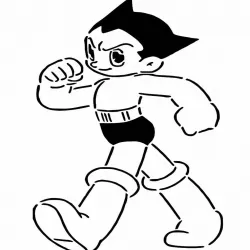 Astroboy stencil