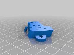 Bojana Personalized 3D Printed Keychain