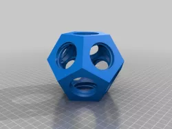 Bottle Cap, Gatorade Bottle, Aquarium Vacuum, Dodecahedron, Hollowed (REMIX)