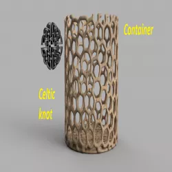 Celtic knot container