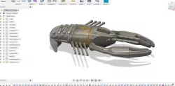Craw Mold for Silicone Soft Bait