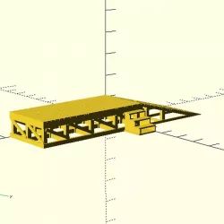 Customizable Model Loading Dock with Optional Ramp/Steps