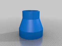 dust collector adapter 5inch od to 4inch od