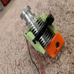 E3D V6 30mm Fan Duct With Zip Tie Straps