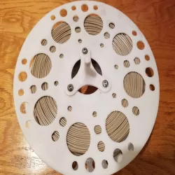 Filament Drying Spool with Drill Winding Adapter