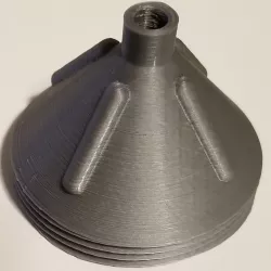 Funnel addon for mushroom grinder
