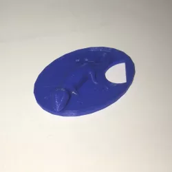 Gecko Coin Keychain