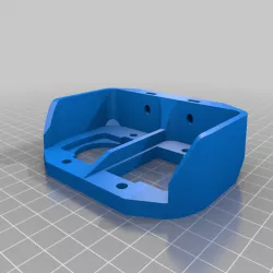Geeetech I3 W - prototype v1 dual extruder bracket