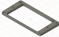 Guitar Pickup Mounting Ring Bridge-side